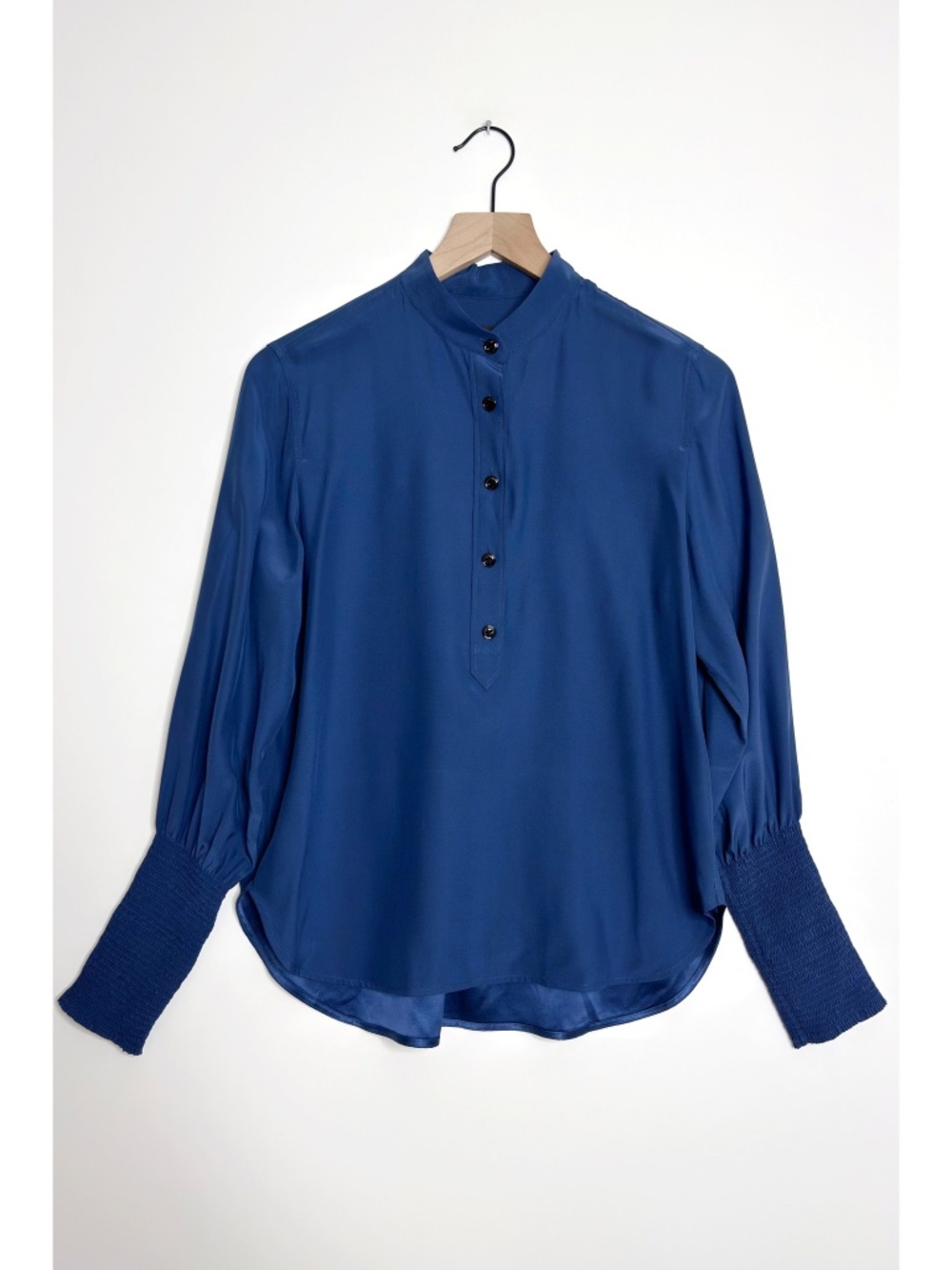 RAG & BONE Silk Maris Popover Blouse